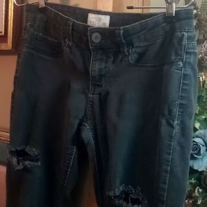 Aeropostale jeggings distressed skinny